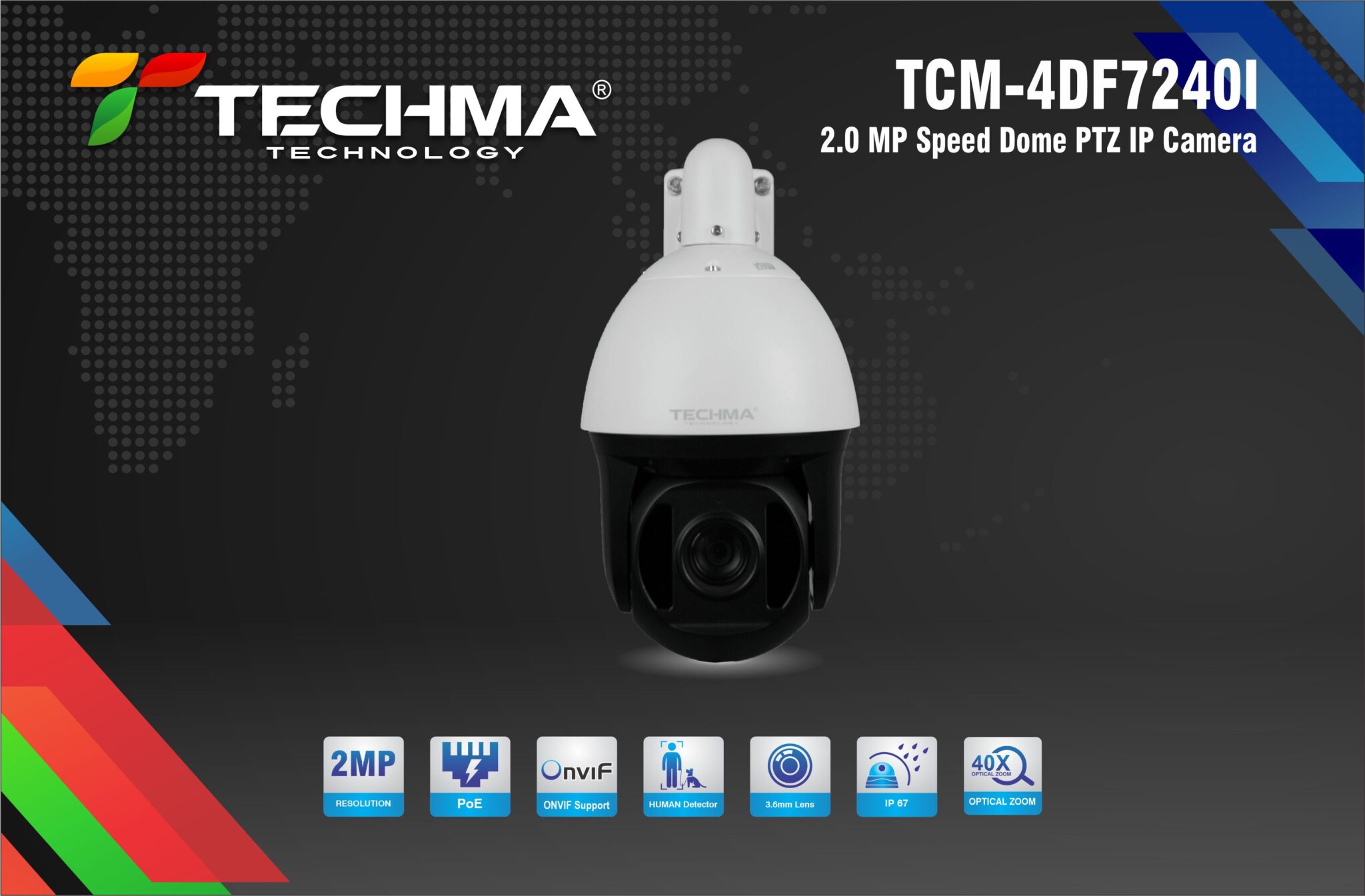 Techma Full Color IP Camera NVR