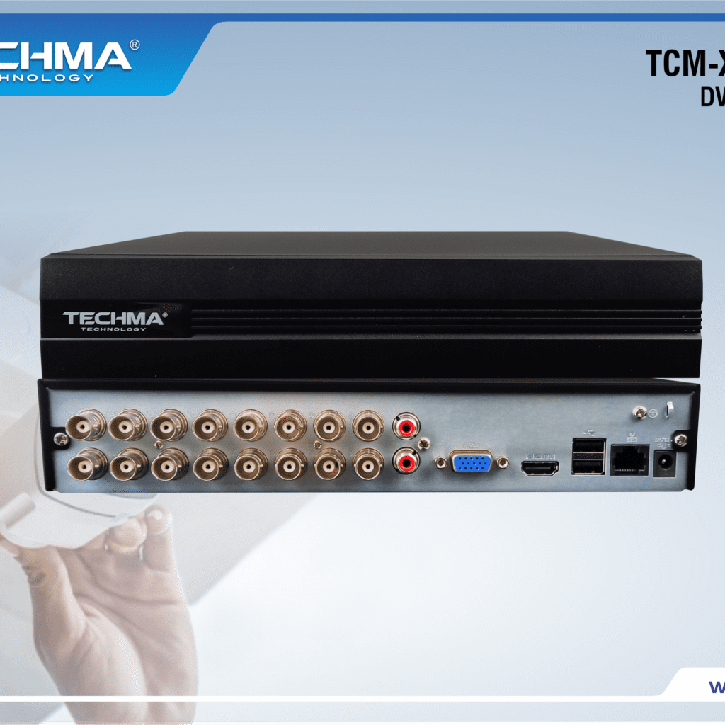 TECHM TCM XVR1B16 I Techma Full Color AHD Cam DVR