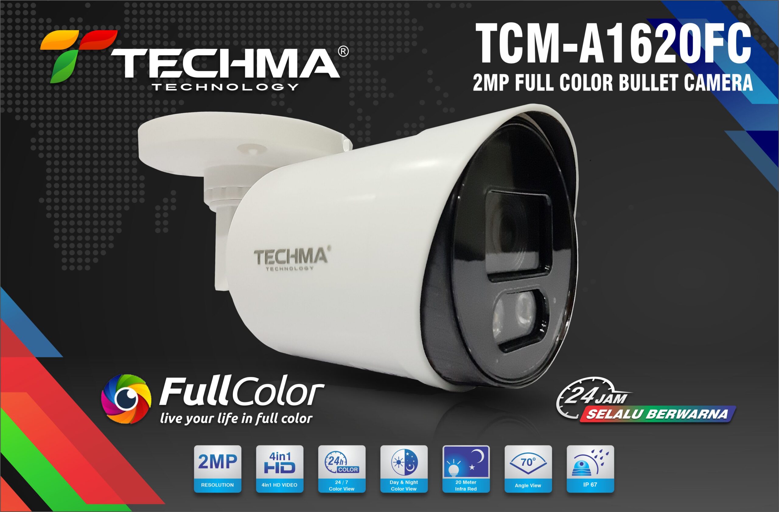 techma cctv full color