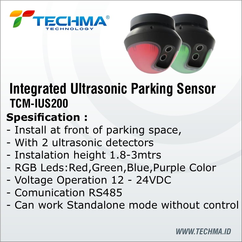 Techma Ultrasonic detector Parking guidance