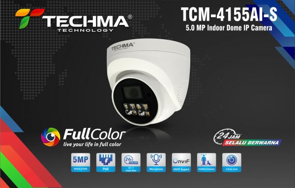 5MP Indoor Dome IP Camera Full Color