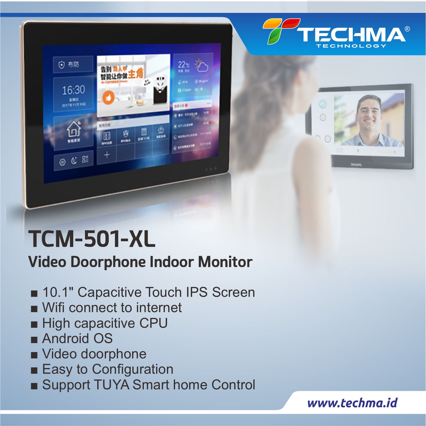 TCM-501-XL1 - Video Doorphone Monitor