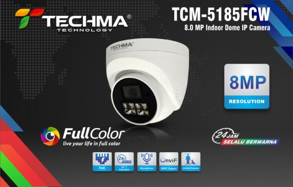 8 MP Indoor Bullet IP Camera Full Color