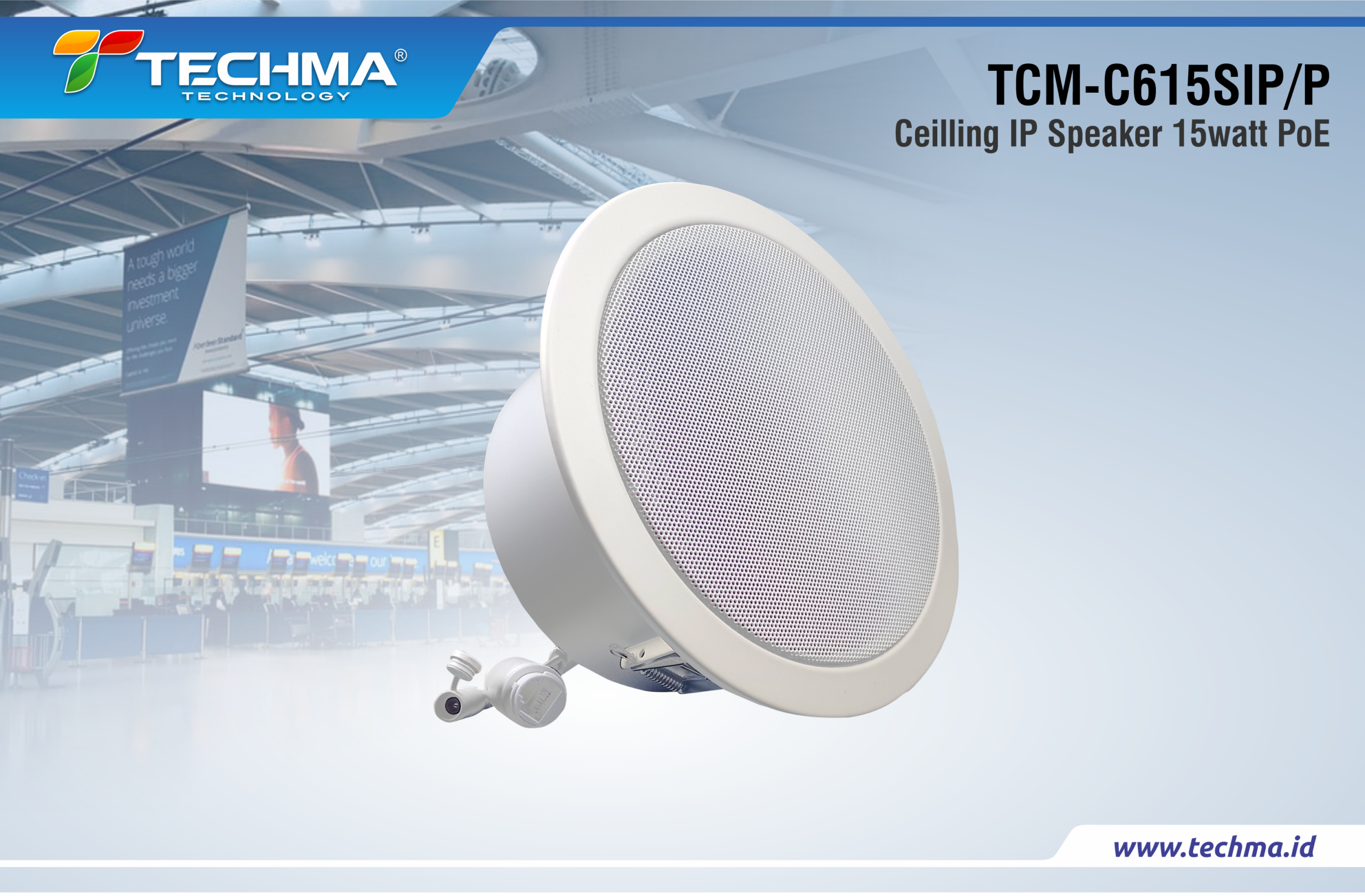 IP Speaker Techma TCM-C615SIP-P