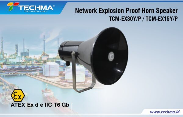 Techma TCM-EX15Y/P 15W / TCM-EX30Y/P 30W ATEX Explosion-proof Horn IP Speaker